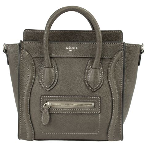 celine nano leather handbags